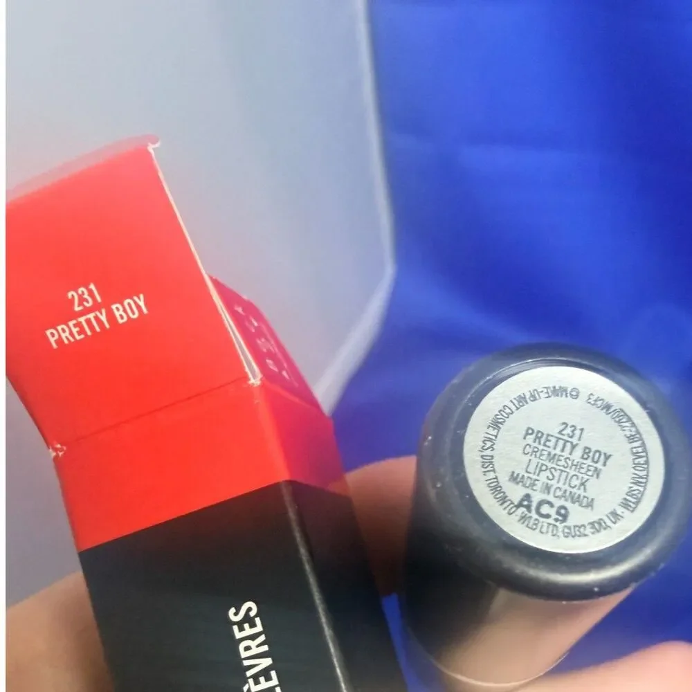 NIB MAC Pretty Boy Cremesheen Lipstick
